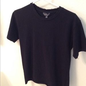 Topshop black t shirt